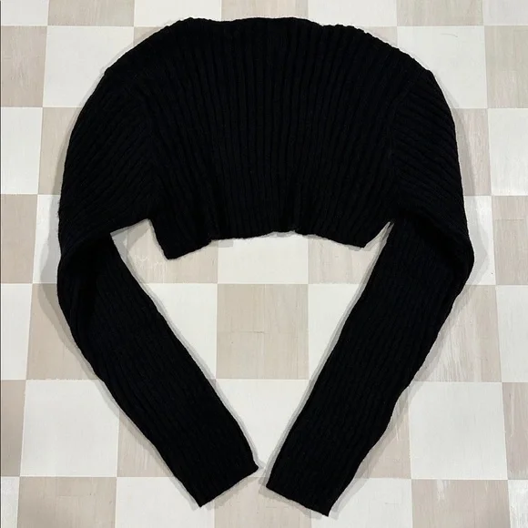 princess polly black witchy bolero shrug - Picture 5 of 8